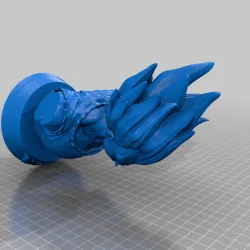 Vegeta Bust with Base remixed
