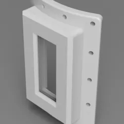 Viewing window for KG/HT pipe DN 200