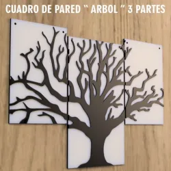 WALL PAINTING "TREE" 3 PARTS