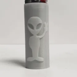 We Come in Peace Lighter Sleeve