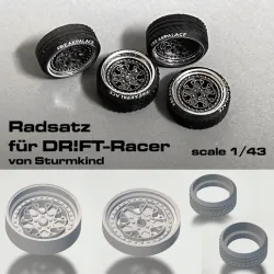 Wheel set for DR!FT Racer from Sturmkind