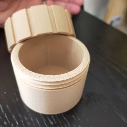 Wooden screw box