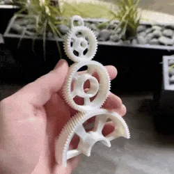 Xmas gear tree decoration