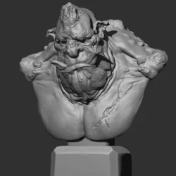 Yuri the Rock Troll Bust
