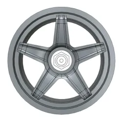 1/24 scale 18" PIAA JTCC wheel for Hasegawa Civic kit