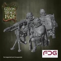 28mm British Empire Laser Cannon - Gloom Trench 1926