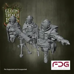 28mm British Empire Medium Machine Gun - Gloom Trench 1926