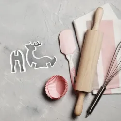3D Reindeer Cookie Cutters