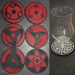 6 Coaster Naruto Sharingan