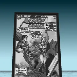 Action Comic Book- cover tile