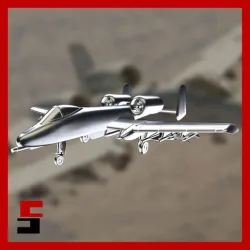 Airplane A10 Warthog Scale 1/50 Fairchild Republic A-10 Thunderbolt II
