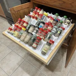 Angled Spice Rack