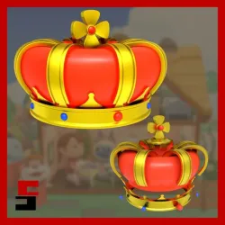 Animal Crossing Royal crown Replica Prop