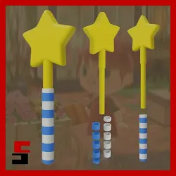 Animal Crossing Star Wand Replica Prop