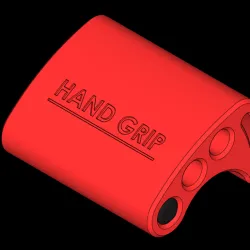 ARM WRESTLING ANTI-TOP ROLL HANDLE "ULTRA GRIP".