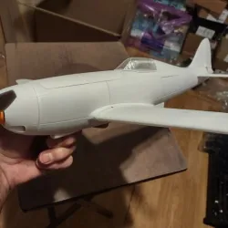 Arsenal VG.33 French WWII fighter 600mm (L3D) - Test part
