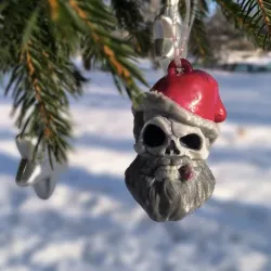 Bad Santa Christmas bauble