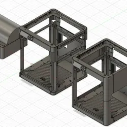 Bambu Lab P1P Frame 3D template