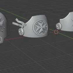 Black Templars Terminator Shoulder Pads