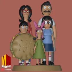 Bob’s Burgers Belcher Family Figurine