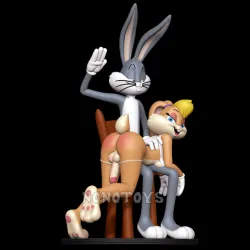 Bugs Spanking Futa Lola NSFW