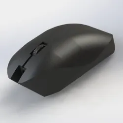 Computer mouse keychain