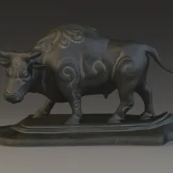Copper Bull 3D print model