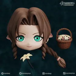 CUSTOM HAIR NENDOROID AERITH CHIBI FINAL FANTASY VII