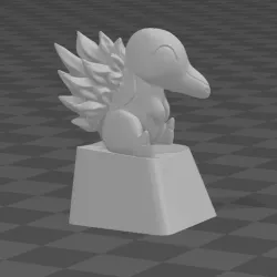 Cyndaquil Keycap