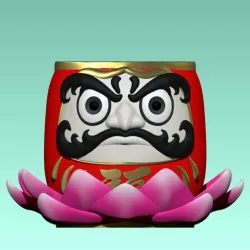 Daruma-pot