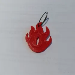 demon slayer rengoku key ring