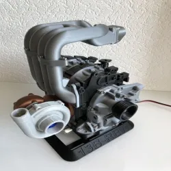 Display Stand For Mazda RX7 Wankel Rotary Engine 13B-REW by ericthepoolboy
