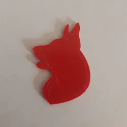 Dog refrigerator magnet