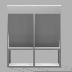 Dual phone charger shelf