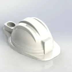 engineering helmet key ring