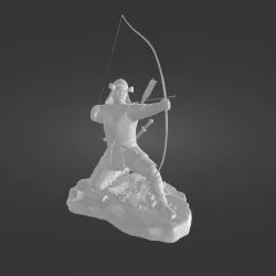 Figurine Samurai Archer