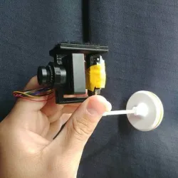 FPV camera and transmitter mount for RC Plane
