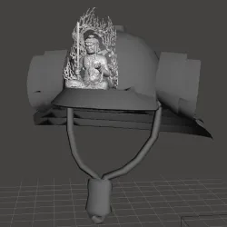 Fudo Myoo Kabuto - Samurai Helmet