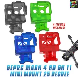 GEPRC Mark 4 HD Gopro Hero 11 Mini Mount 25 Degree