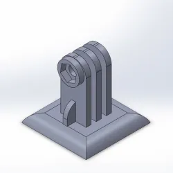 GoPro Mount for Peak Design Plate