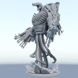 gun devil 3d print model from chainsawman