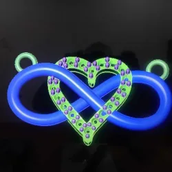 HEART WITH INFINITY