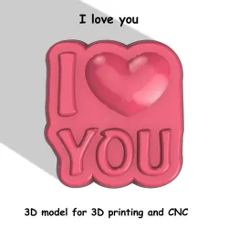 I love you Stl File