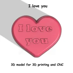 I love you Stl File