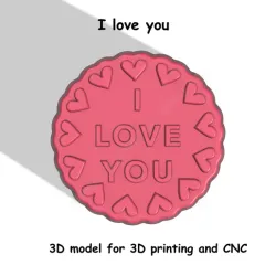 I love you Stl File