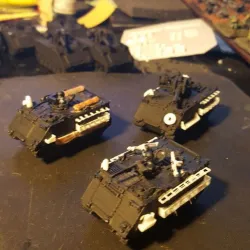 IDF M113 & M163 Upgrade kit for team yankee in 1:100th scale