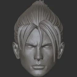 Jin Kazama head for action figures