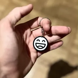 Keychain Smile Face emoji // keychain Emoticon Smiley Face emoji