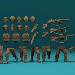 La Nueve "The Nine" Mechanized Spanish WW2 Infantry.