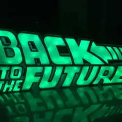 logo back to the future light